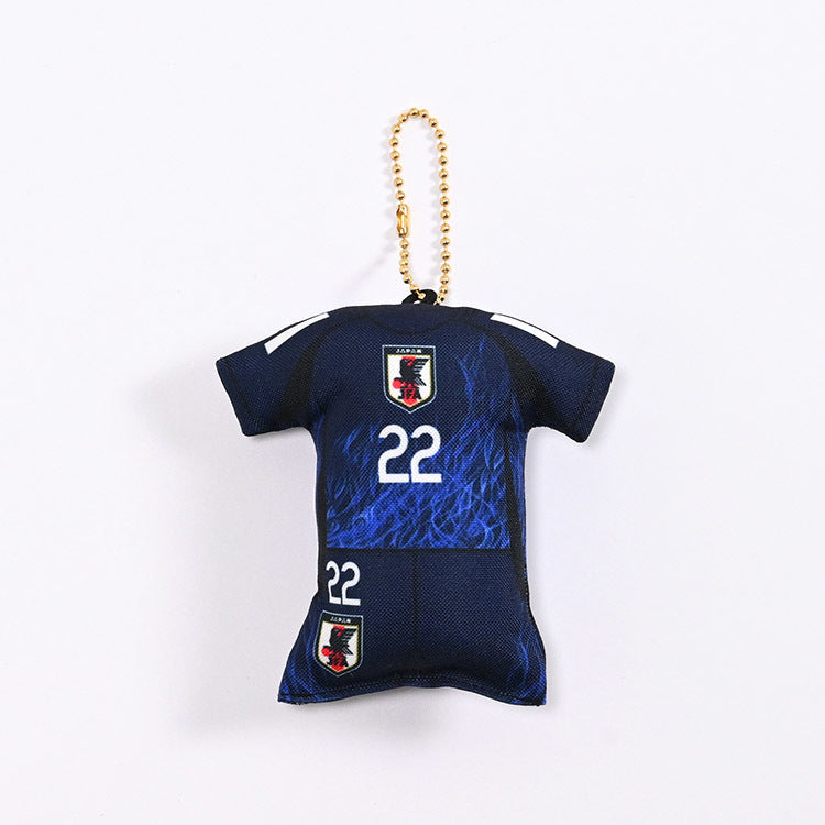 JFA 日本代表波衫型Cushion鎖匙扣