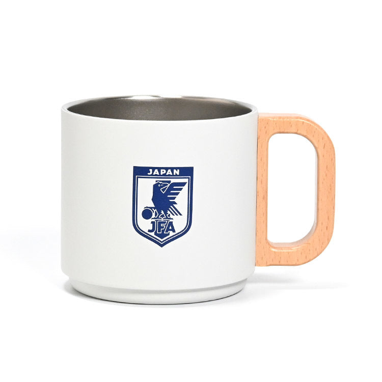 JFA 日本代表木柄真空不銹鋼杯