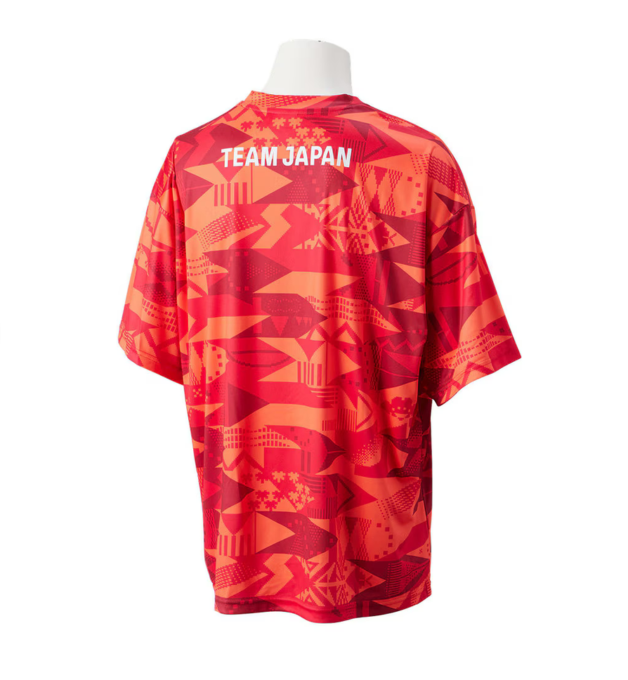 Asics Team Japan 2024日本奧運Replica短Tee (紅色)