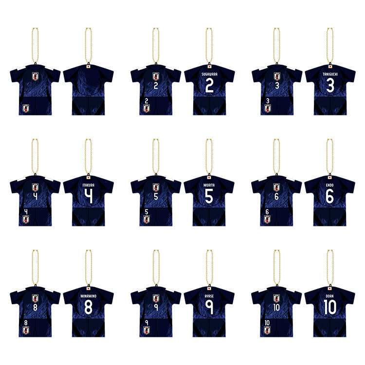 JFA 日本代表波衫型Cushion鎖匙扣