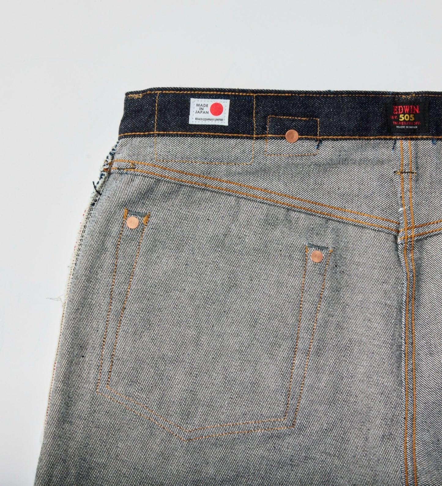 Edwin 505 Vintage Denim 30周年記念限定版 (未洗水)