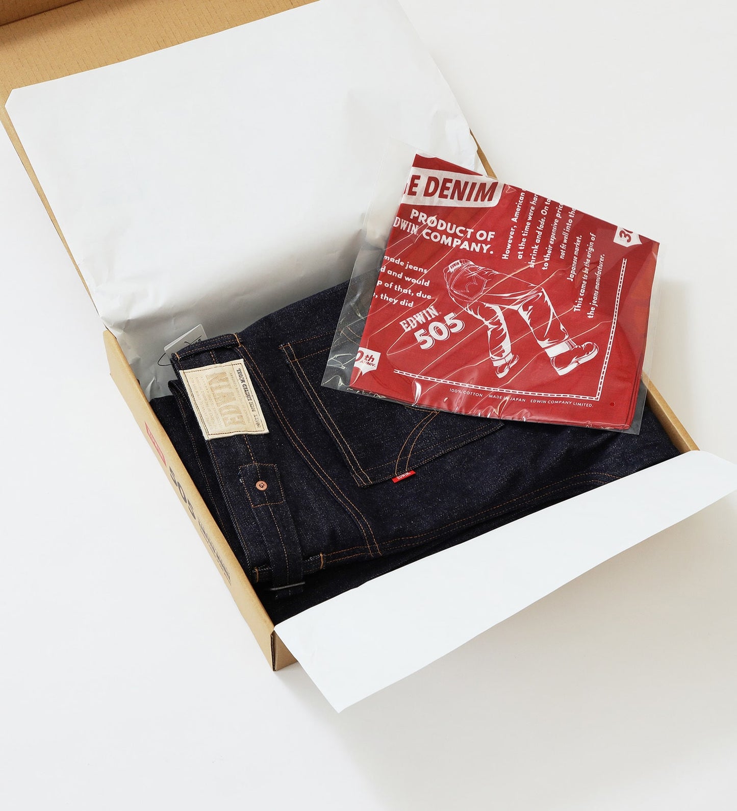 Edwin 505 Vintage Denim 30周年記念限定版 (未洗水)