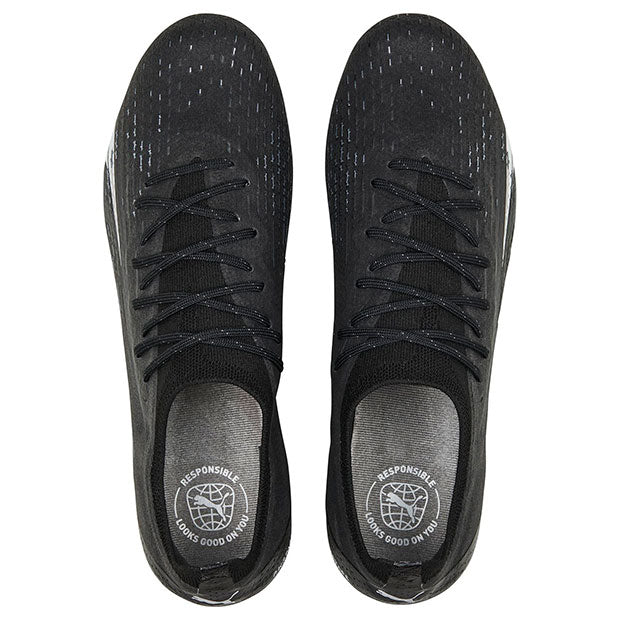 PUMA Ultra Ultimate FG/AG (Long Pile) Black x Red