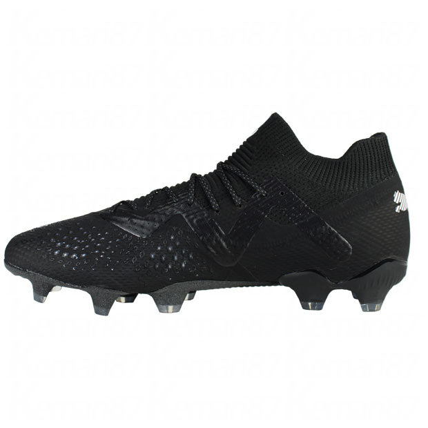 PUMA Future Ultimate FG/AG (Long Pile) Black x Red
