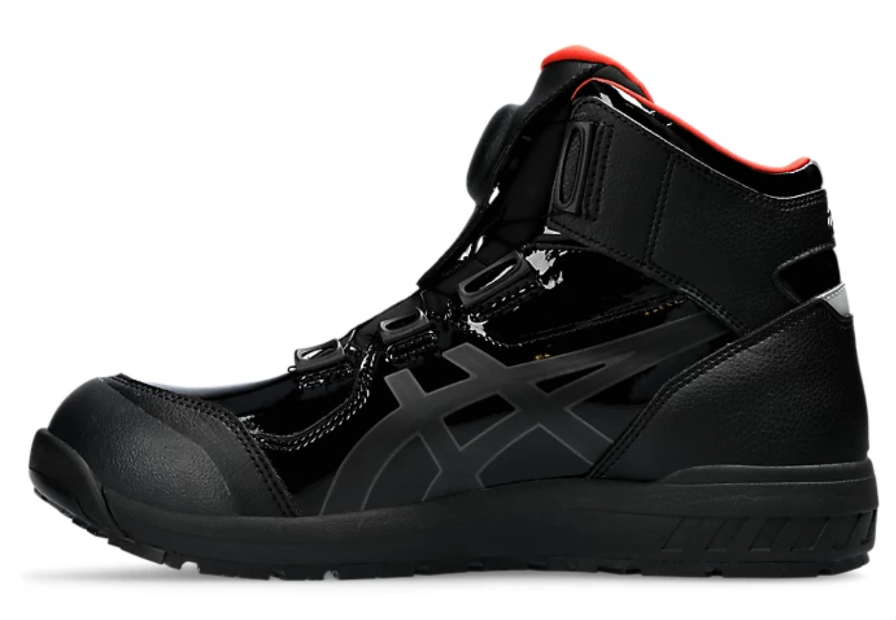 (特別限定版) Asics WINJOB CP304 BOA BLK EDITION 高筒安全鞋 (3E闊腳版)
