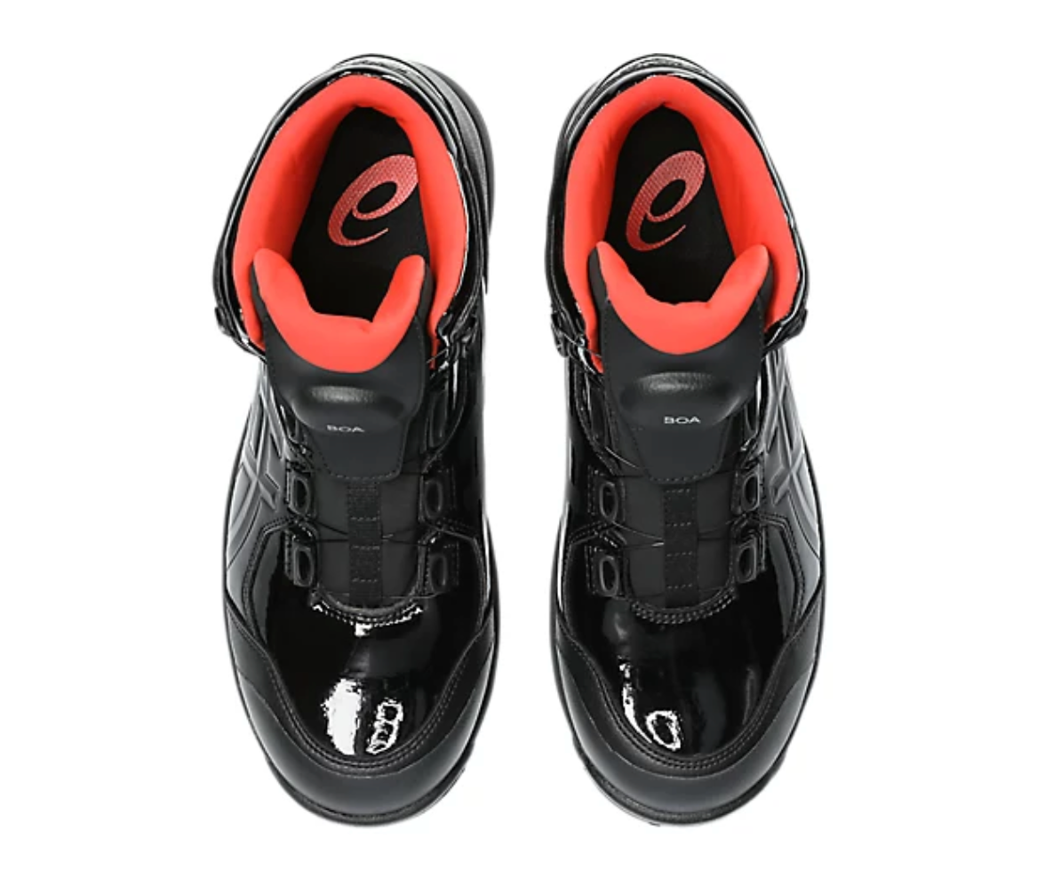 (特別限定版) Asics WINJOB CP304 BOA BLK EDITION 高筒安全鞋 (3E闊腳版)