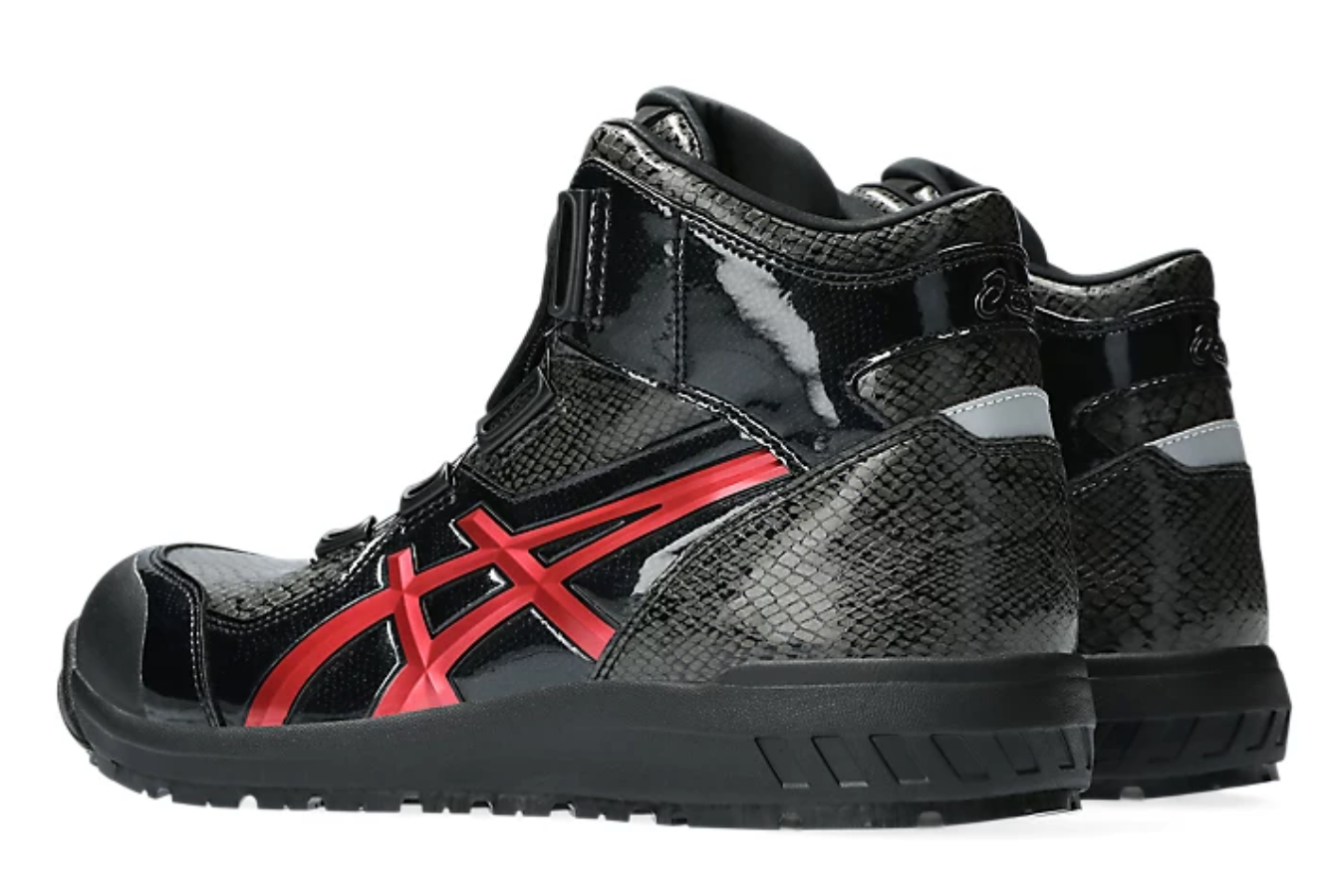 (特別限定版) Asics WINJOB CP304 BOA BLK EDITION 高筒安全鞋 (3E闊腳版)