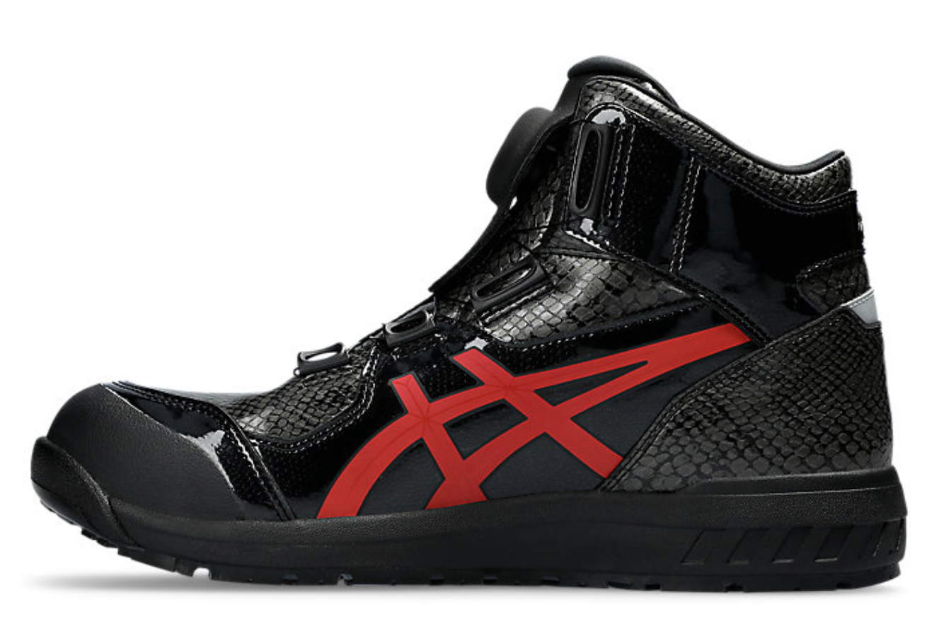 (特別限定版) Asics WINJOB CP304 BOA BLK EDITION 高筒安全鞋 (3E闊腳版)