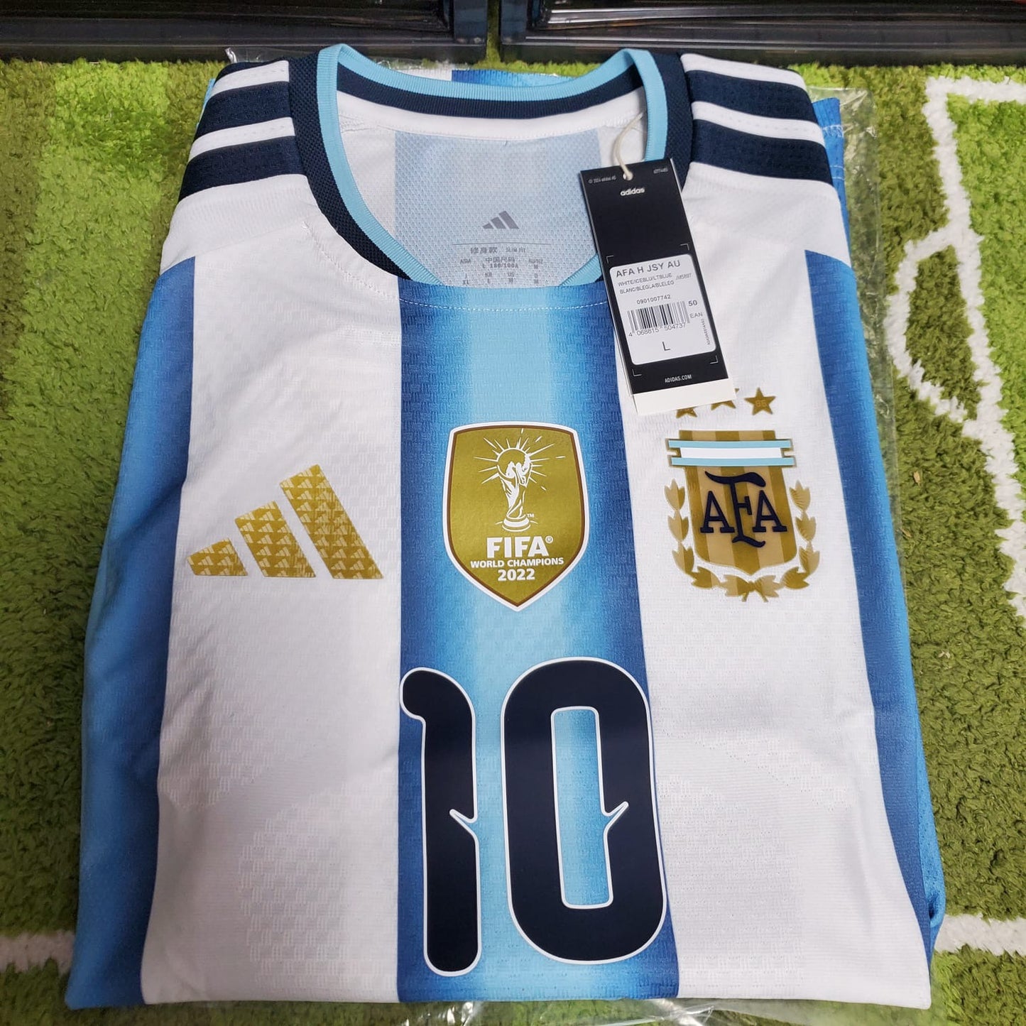 (日本現貨) 阿根廷2026球員版主場波衫連原裝#10 Messi印字
