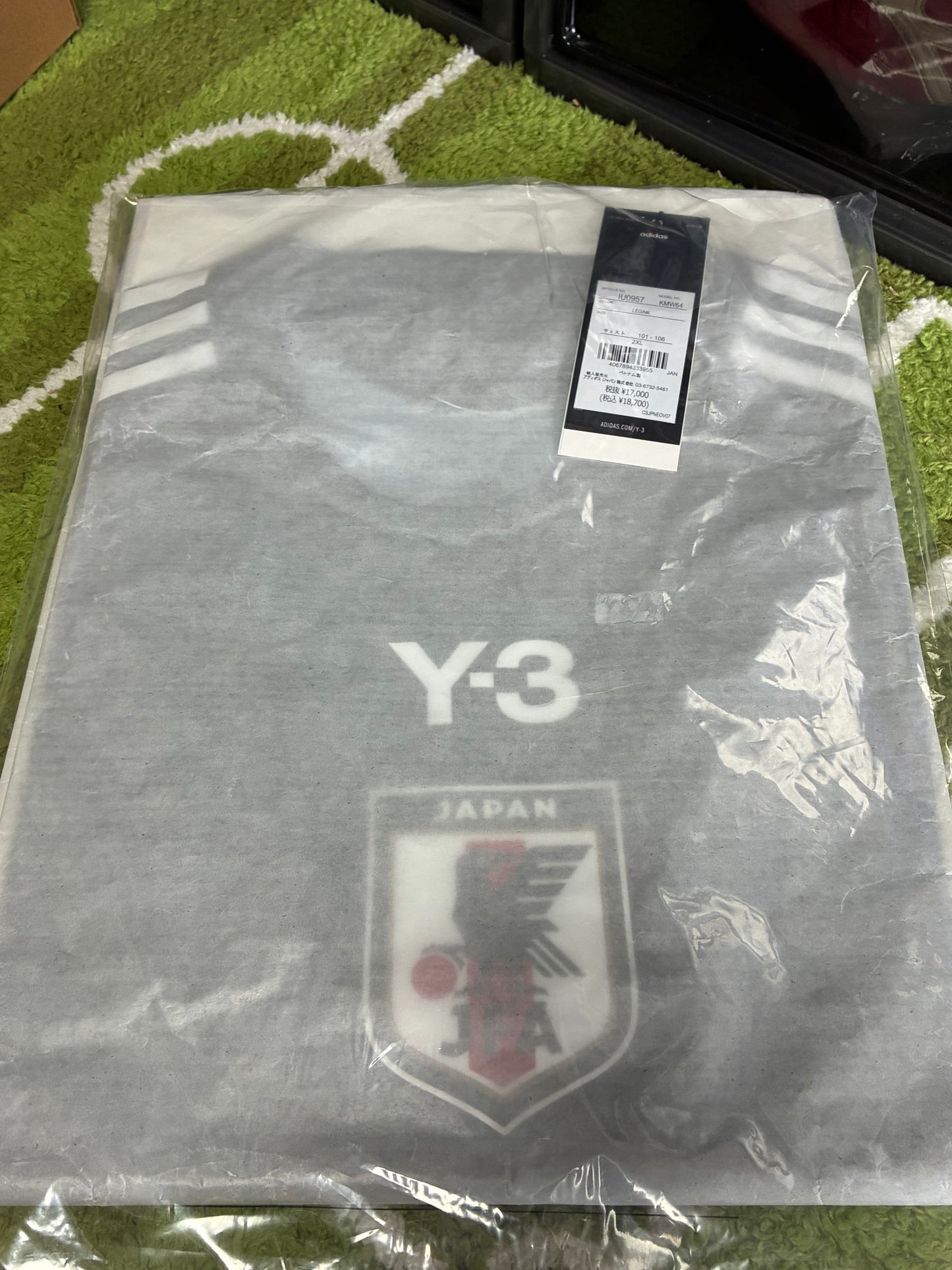 Y3 日本代表球員版 2XL