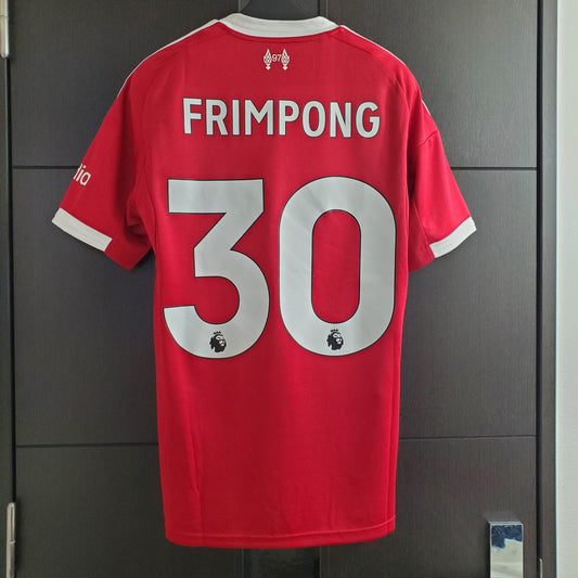 (日本現貨) 2025/26 利物浦球迷版波衫連字 #30 FRIMPONG