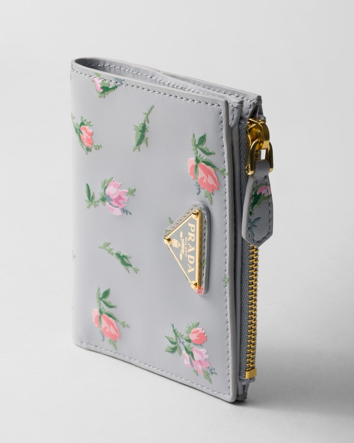 Prada 印花皮革短銀包 (日本限定)